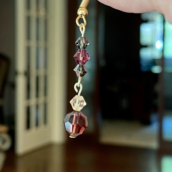 Bling pendant, shell beads, crystal necklace set - Picture 5 of 6